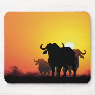 Cape Buffalo Mouse Pad