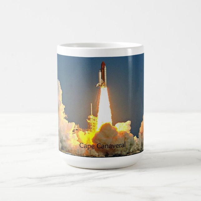 Cape Canaveral Florida Launch Pad Coffee Mug (Center)