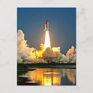 Cape Canaveral Florida Launch Pad Postcard