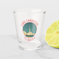 Cape Canaveral Florida Retro Distressed Circle