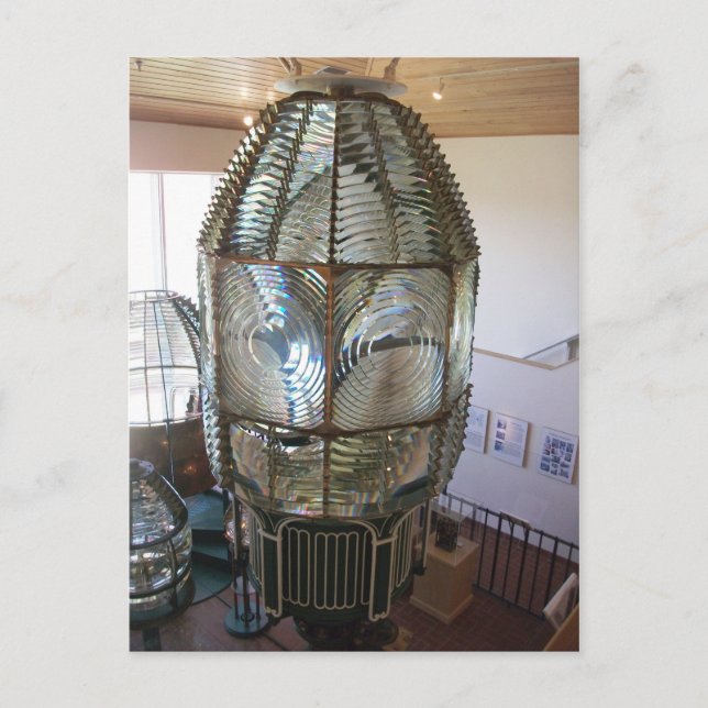 Cape Canaveral Fresnel Lens, Ponce Inlet, Florida Postcard (Front)