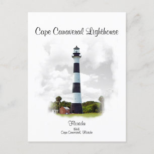 CAPE CANAVERAL LIGHTHOUSE POSTCARD