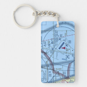 Cape Canaveral SFS chart / taxi diagram Key Ring