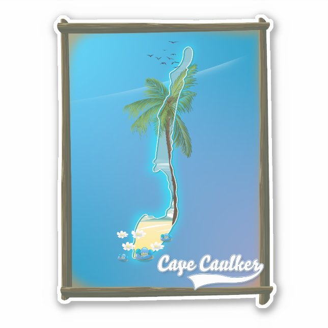 Cape Caulker Travel map (Front)