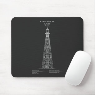 Cape Charles Lighthouse - Virginia - PD Mouse Pad
