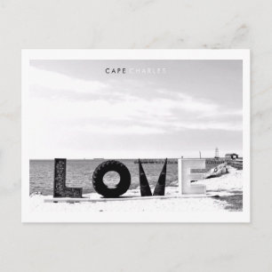 Cape Charles - Love. Postcard