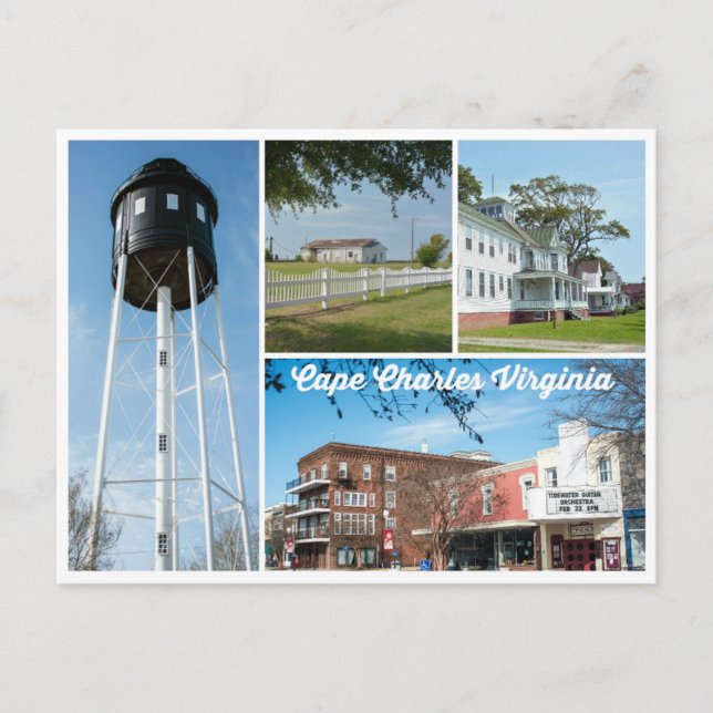 Cape Charles. Postcard (Front)