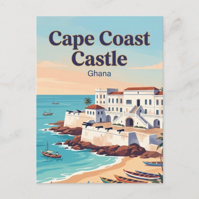 Cape Coast Castle Ghana Postcard (Front)