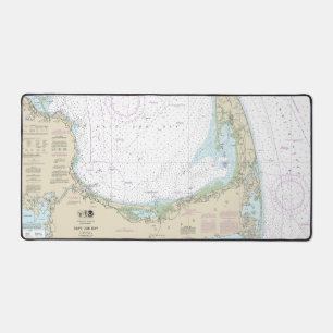 Cape Cod Bay Nautical Chart 13246 Desk Mat