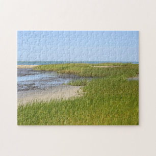 Cape Cod Bay ocean beach Jigsaw Puzzle