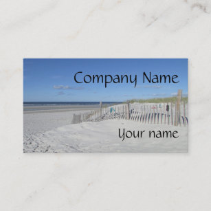 Cape Cod beach Business Card