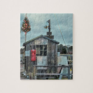 Cape Cod Christmas Harbour Gifts and Ornaments Jigsaw Puzzle