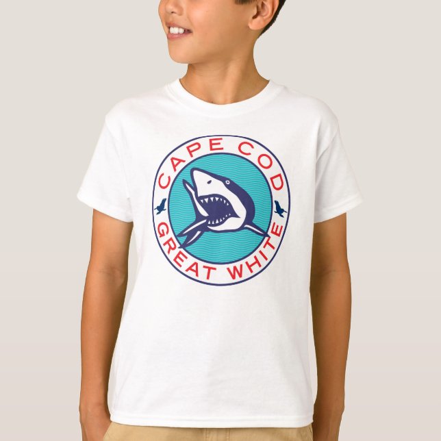 Cape Cod Great White Tee (Front)
