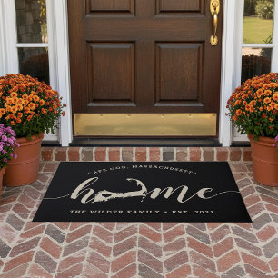 Cape Cod Home Town Personalised Doormat