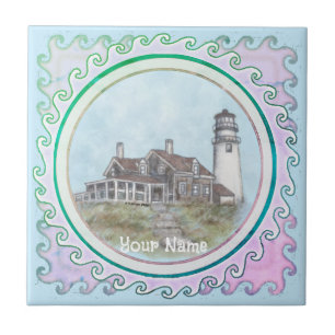 Cape Cod Lighthouse  Ceramic Tile
