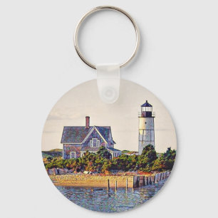 Cape Cod Lighthouse Gift Key Ring