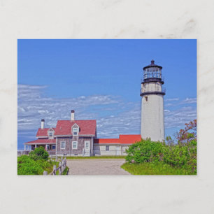Cape Cod Lighthouse Postcard