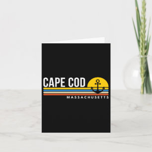 Cape Cod Machusetts Ma Vintage Retro Souvenirs Boa Card
