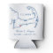 Cape Cod Map Wedding Favour Drink Holder