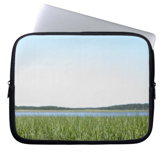 Cape Cod Marsh Laptop Sleeve (Front)
