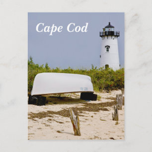 Cape Cod Mass  Edgartown Lighthouse Post Card