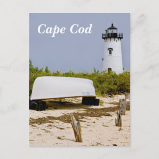 Cape Cod Mass Edgartown Lighthouse Post Card