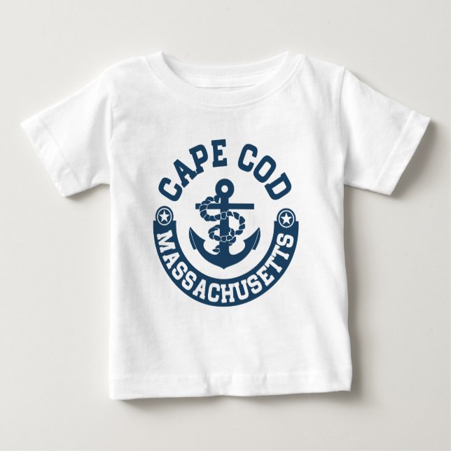 Cape Cod Massachusetts Baby T-Shirt (Front)