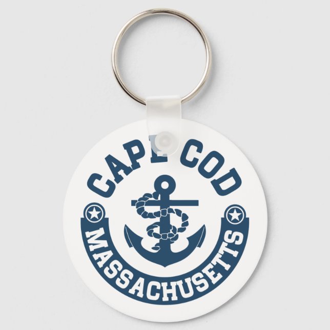 Cape Cod Massachusetts Key Ring (Front)