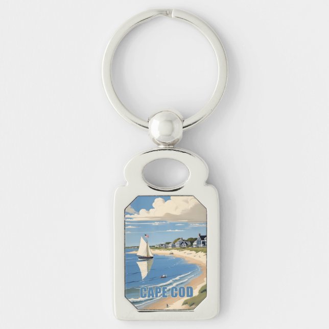 Cape Cod Massachusetts Key Ring (Front)