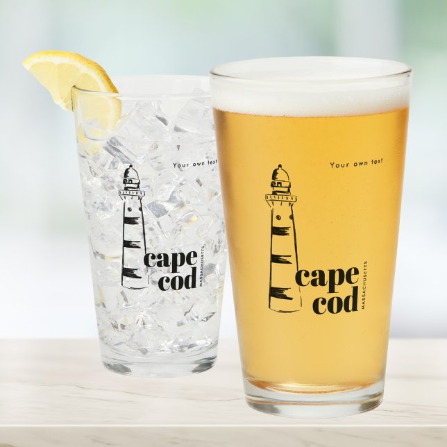 Cape Cod Massachusetts lighthouse beer Glass (Creator Uploaded)