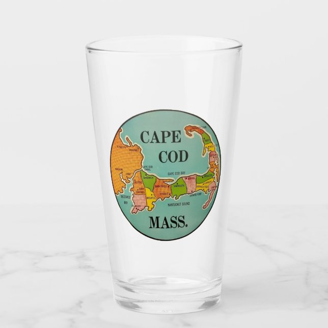 Cape Cod, Massachusetts - Pint Glass (Front)