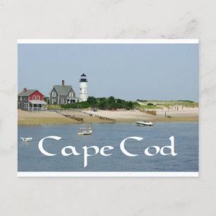 Cape Cod, Massachusetts - Sandy Neck Lighthouse Postcard