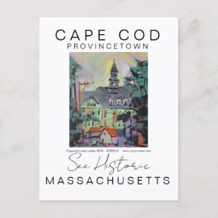 CAPE COD MASSACHUSETTS SCENIC TRAVEL POSTER POSTCARD