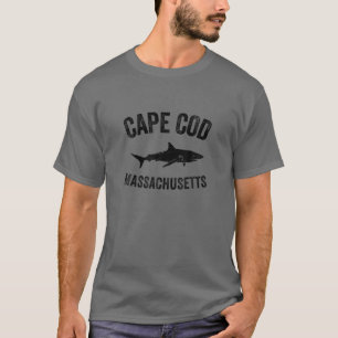 Cape Cod Massachusetts Shark   Cool Cape Cod Shark T-Shirt