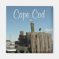 Cape Cod, Massachusetts Sunset souvenir Magnet