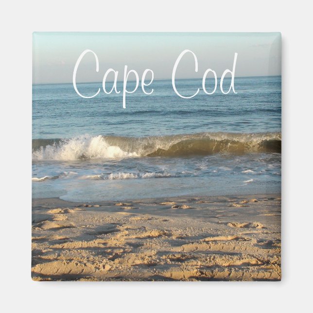 Cape Cod, Massachusetts Sunset souvenir Magnet (Front)