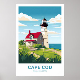 Cape Cod Massachusetts Travel Print