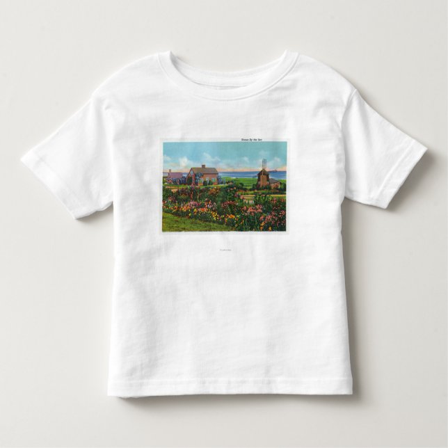 Cape Cod, MassachusettsView of Homes by the Toddler T-Shirt (Front)