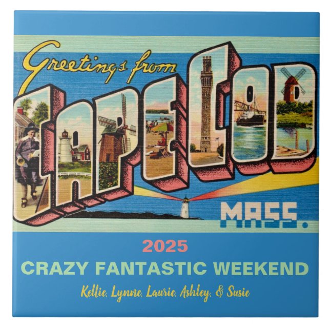 Cape Cod Memory Ceramic Tile (Front)