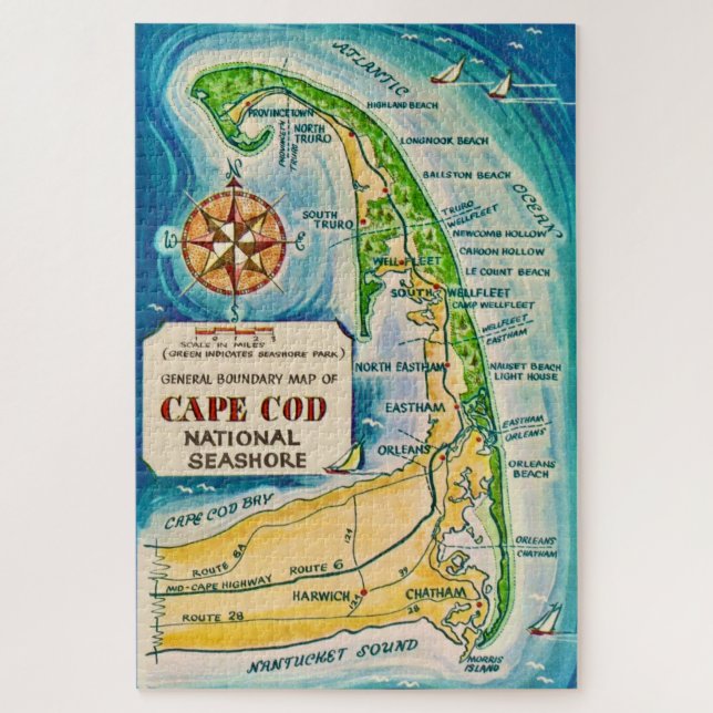 Cape Cod National Seashore 20x30 Jigsaw Puzzle (Vertical)