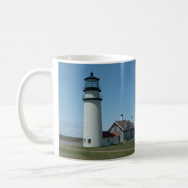 Cape Cod National Seashore, Highland Lighthouse MA Coffee Mug (Left)