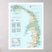 Cape Cod National Seashore Map (1997) 