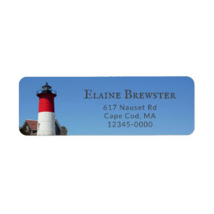 Cape Cod Nauset Lighthouse Return Address Return Address Label