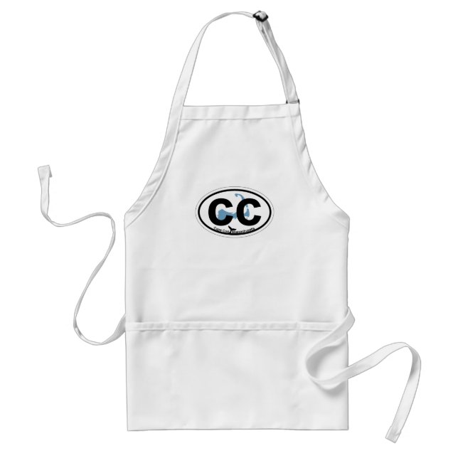 Cape Cod Oval Design. Standard Apron (Front)