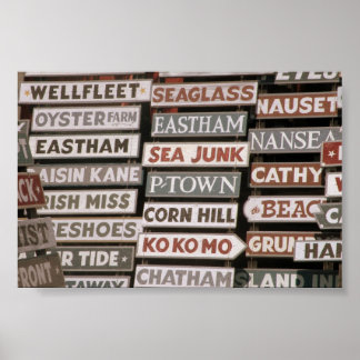 Cape Cod places Poster