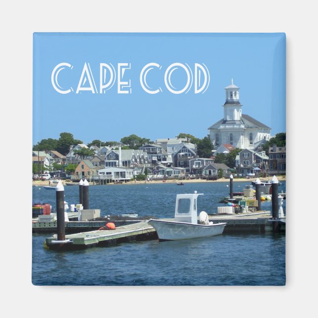 Cape Cod, Provincetown Massachusetts Magnet (Front)