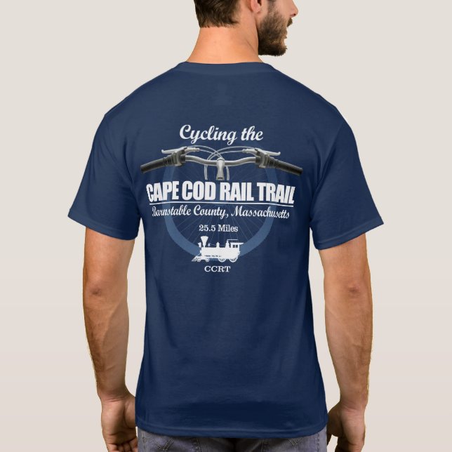 Cape Cod Rail Trail (H2) T-Shirt (Back)