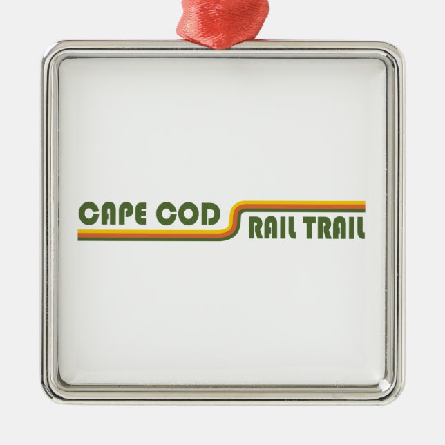 Cape Cod Rail Trail Metal Ornament (Front)