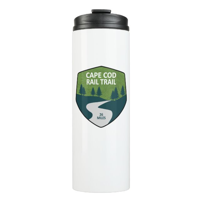 Cape Cod Rail Trail Thermal Tumbler (Front)