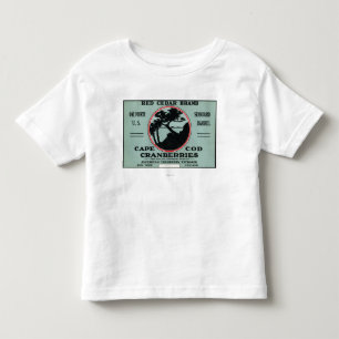 Cape Cod Red Cedar Brand Cranberry Label Toddler T-Shirt